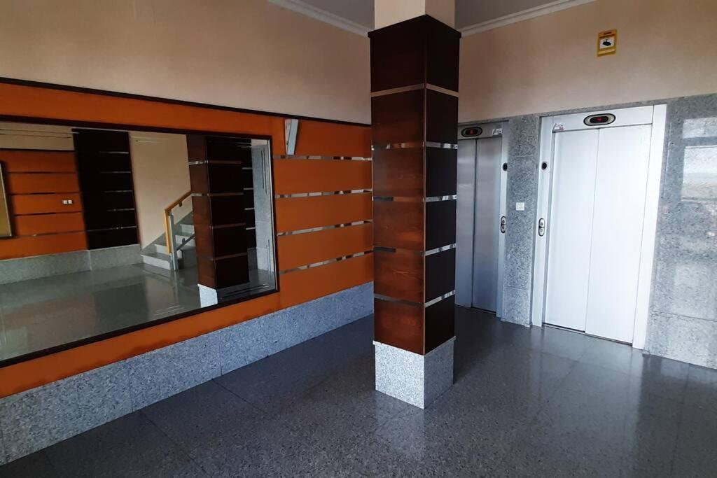 Ferienwohnung Apartamento 1ª Linea Con Vistas A La Playa San Cibrao Exterior foto